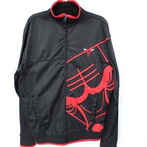 UNK Blue Label Rare Vintage NBA Chicago Bulls Full Zip Warmup Jacket Men’s Sz XL